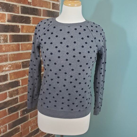 Boden The Sweatshirt Grey Flock Spot - Picture 1 of 6